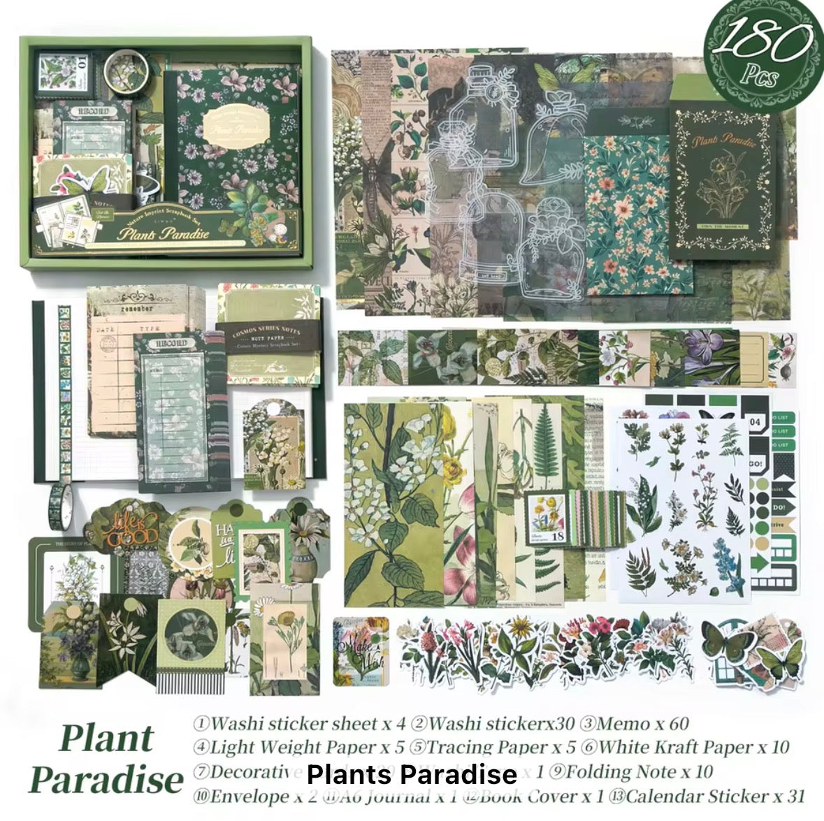 Coming Soon | Plants Paradise Notebook Set