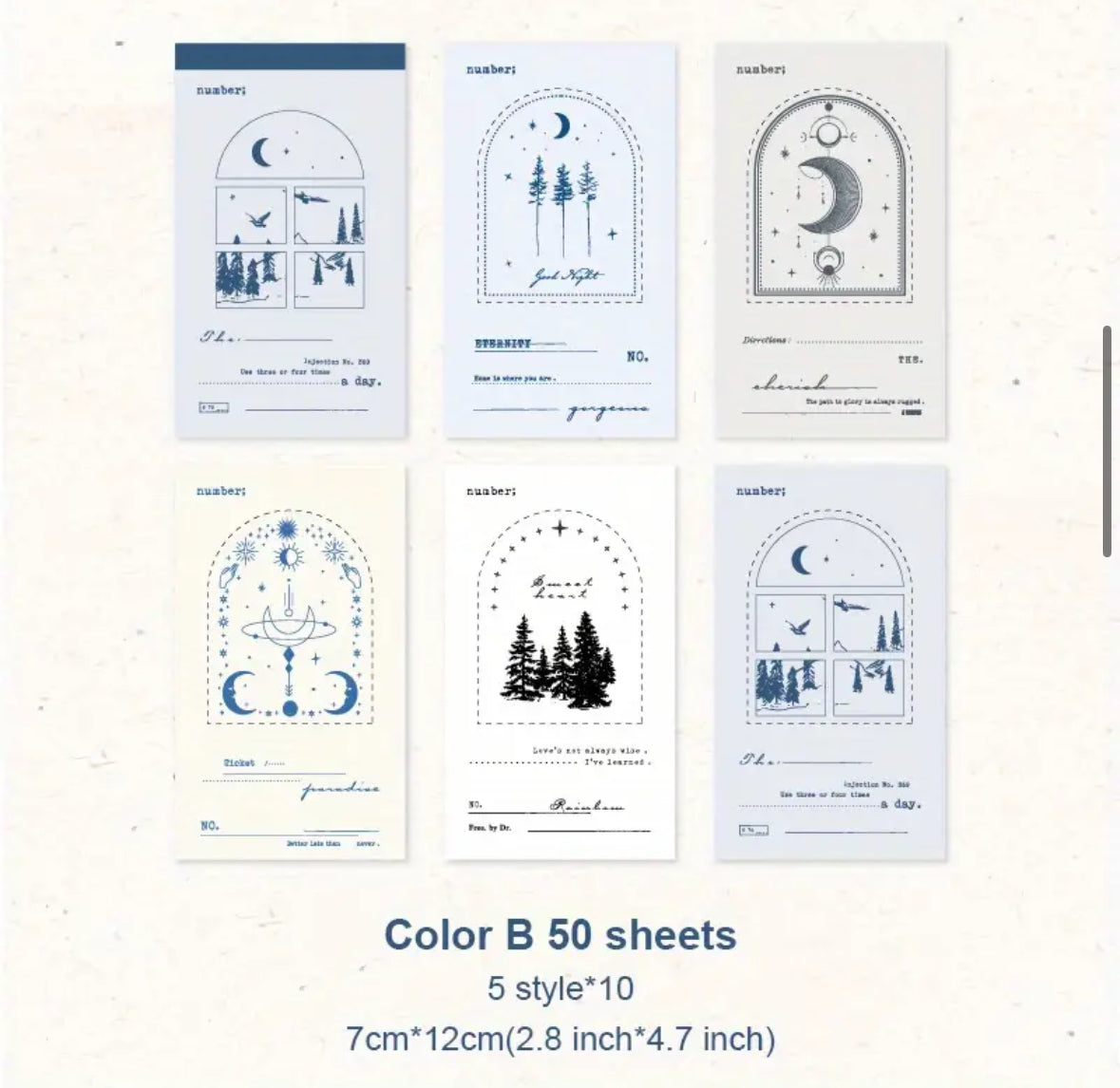 50 Shts Aesthetic Handbook