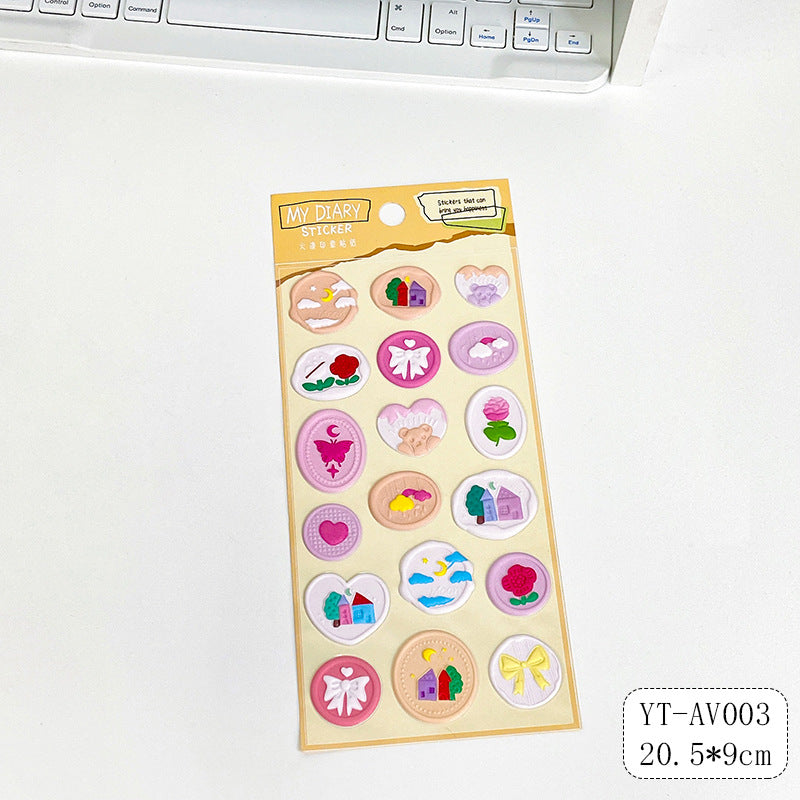 1 Pc Colourful Stickers