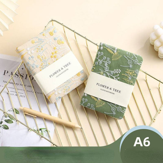 Embroidery Cloth-Covered Book