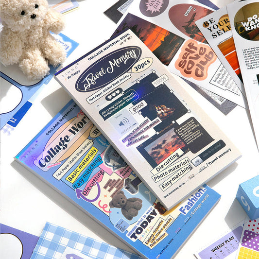 Cute & Retro Sticker Book