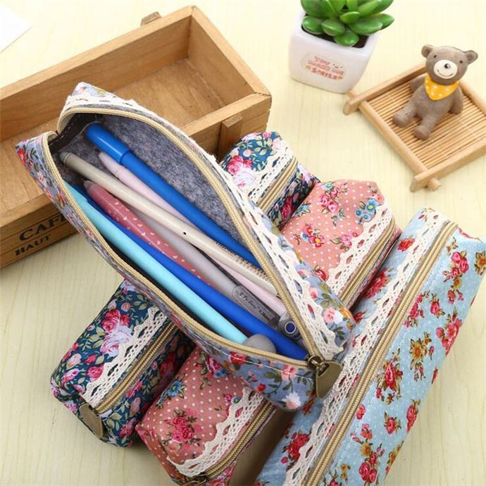 Vintage Floral Pouch