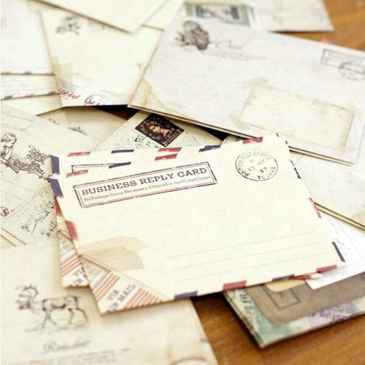 Mini Retro Envelopes Pack of 12