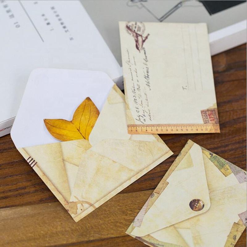 Mini Retro Envelopes Pack of 12