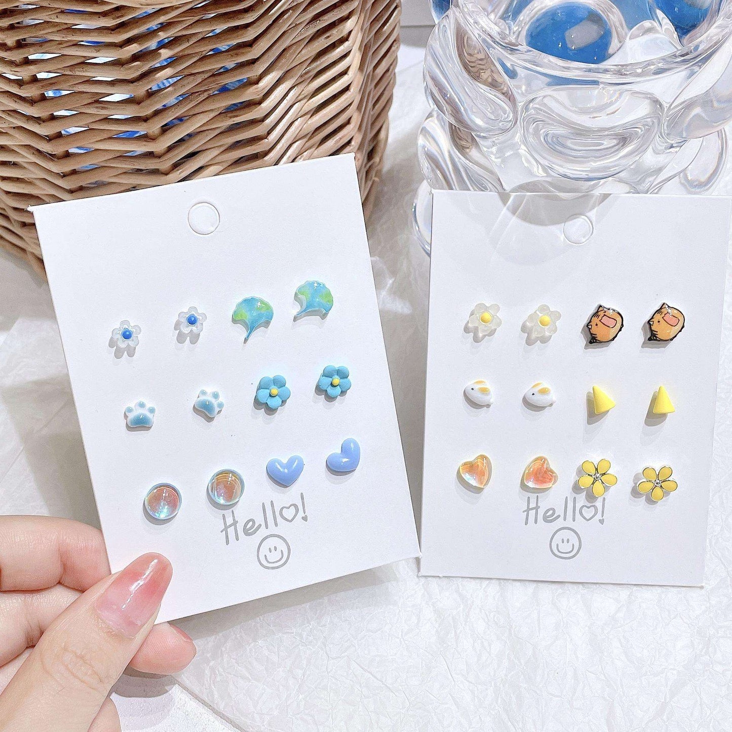 Jewelry | Cute Stud Earring Set