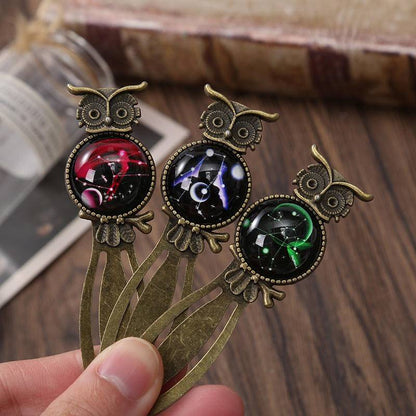 Stationery | Retro Owl Alloy Bookmark