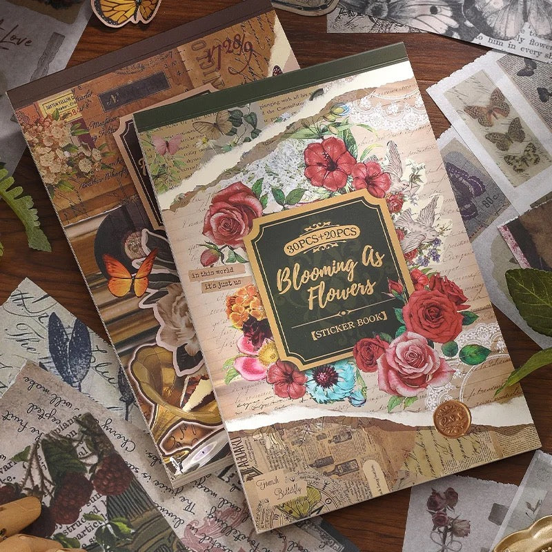 Butterfly & Flowers Sticker Book