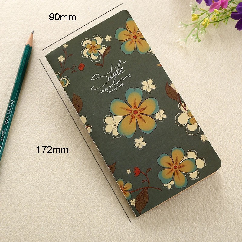 48 Paged-Vintage Flower Book