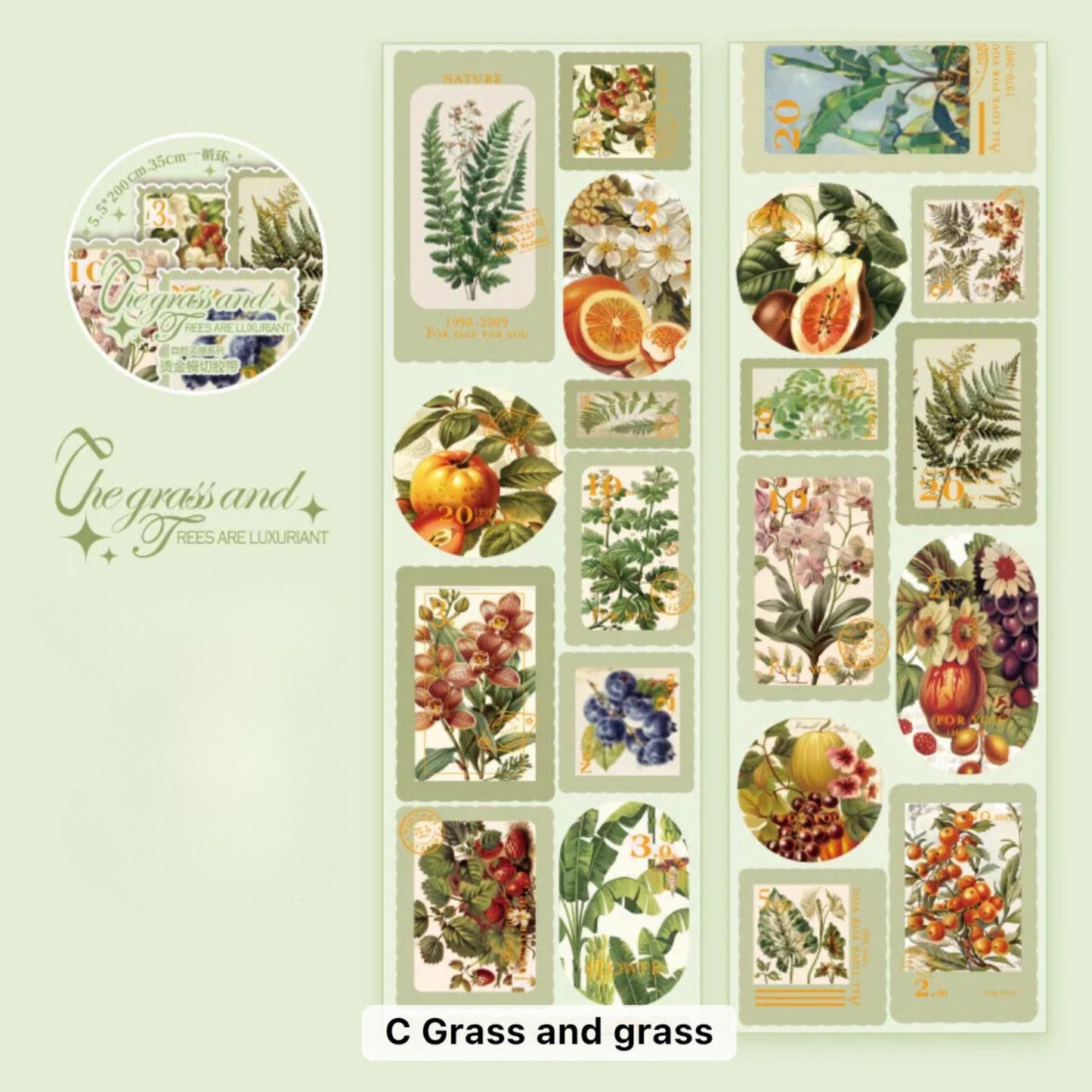 Nature Series Sticker Roll