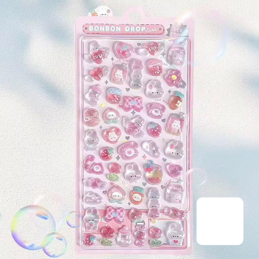 Cute 3D Stickers