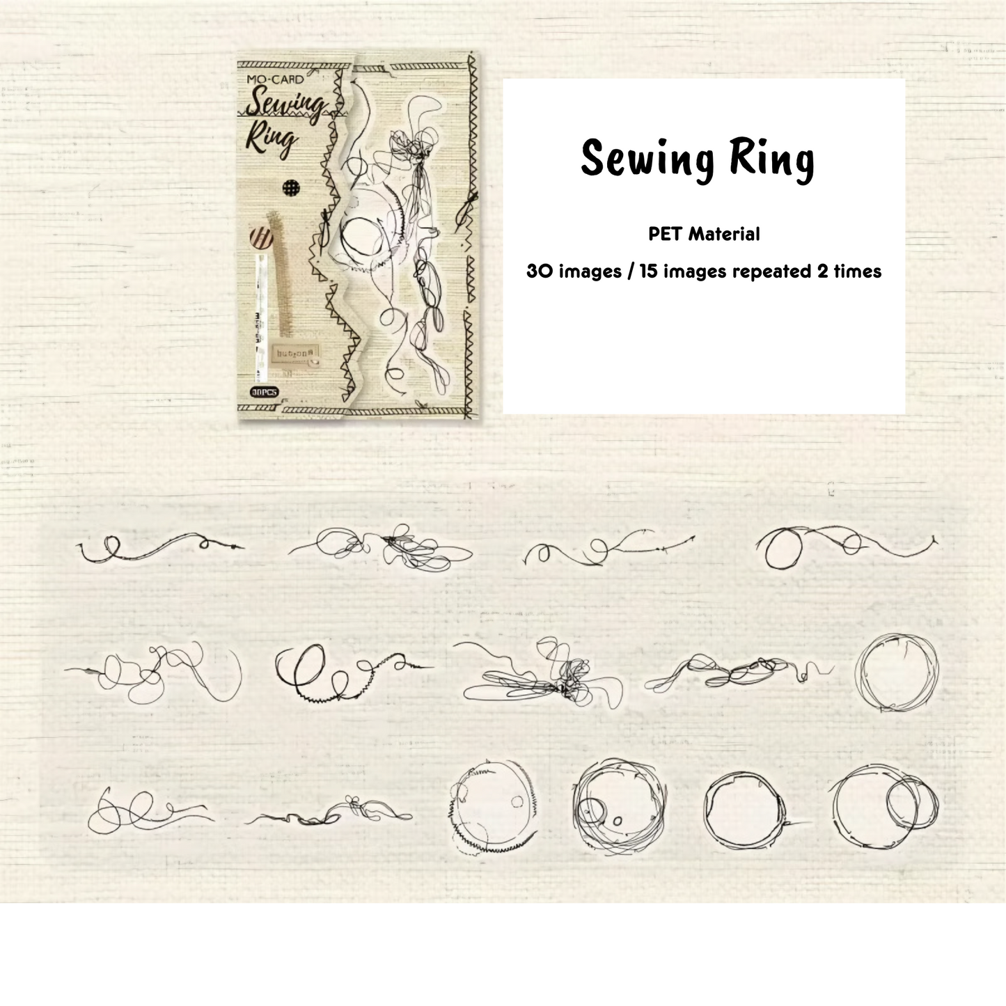 Coming Soon | 30 Shts Sewing Studio Sticker Series
