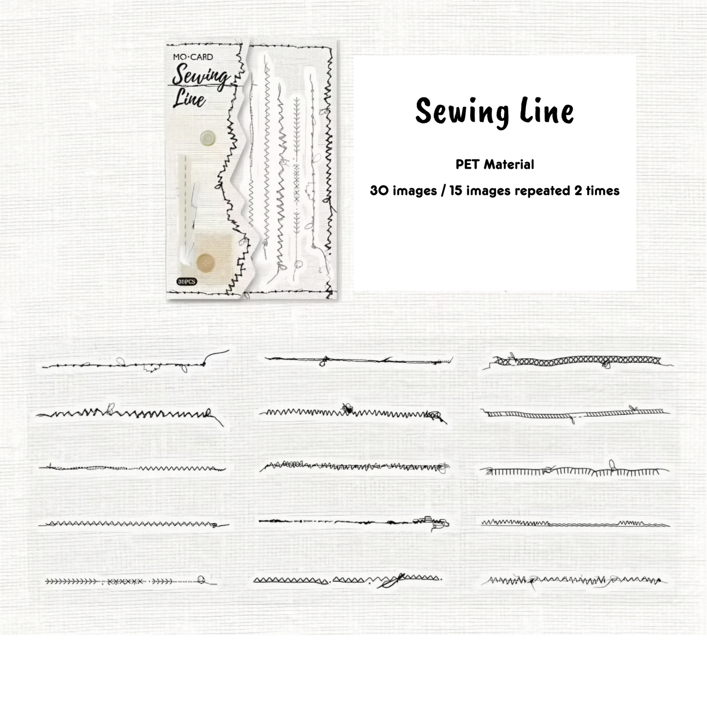 Coming Soon | 30 Shts Sewing Studio Sticker Series