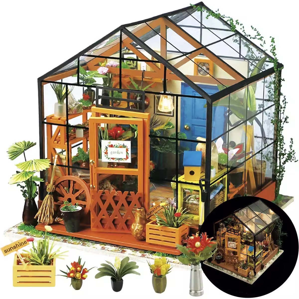 Cathy’s Green Miniature House