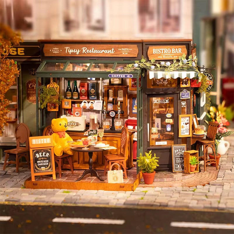Tipsy Restaurant Miniature House