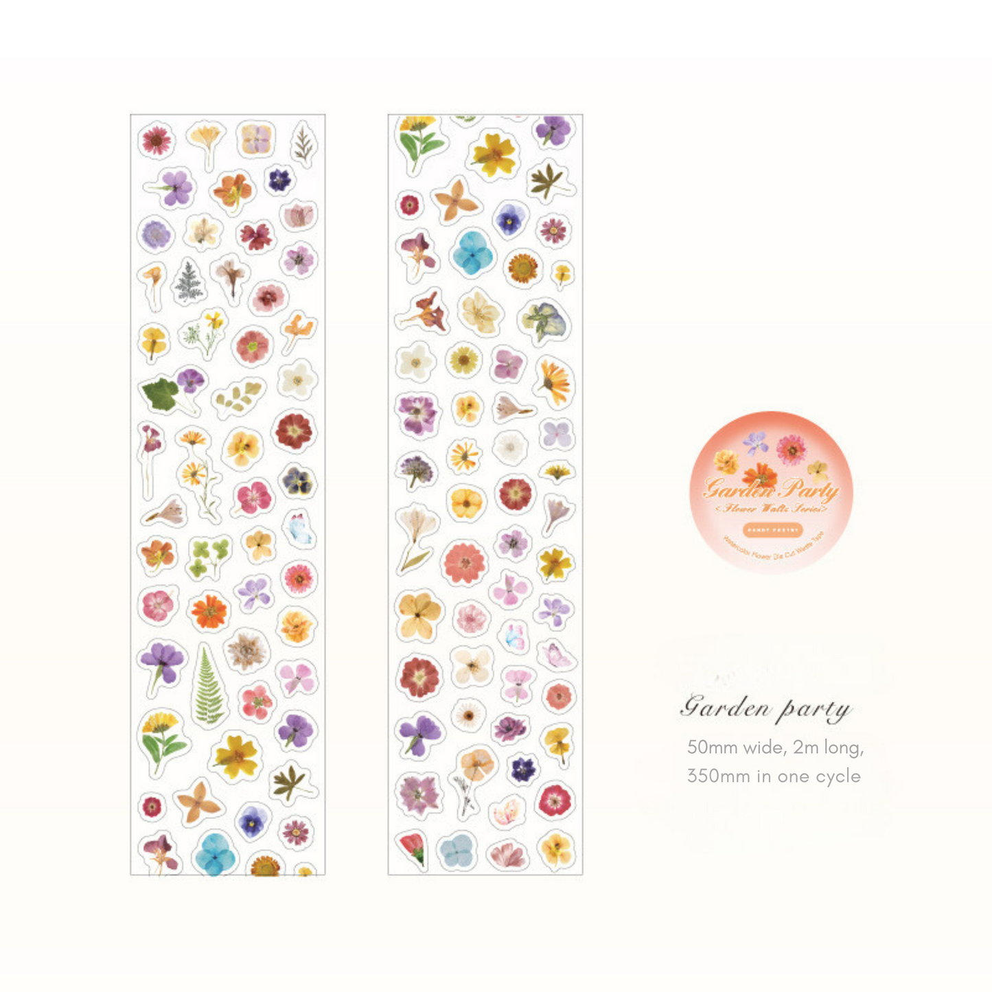 Small Flower Sticker Roll
