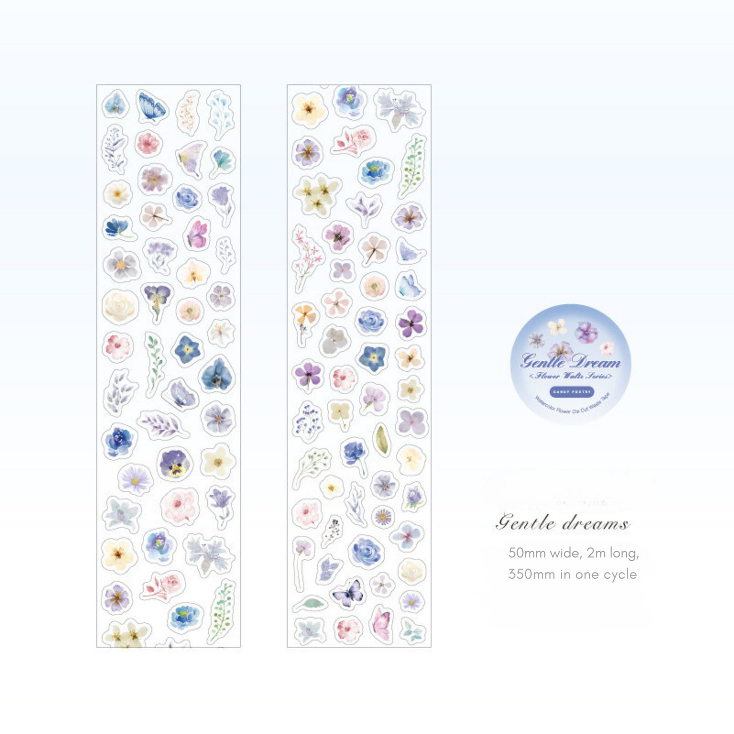 Small Flower Sticker Roll