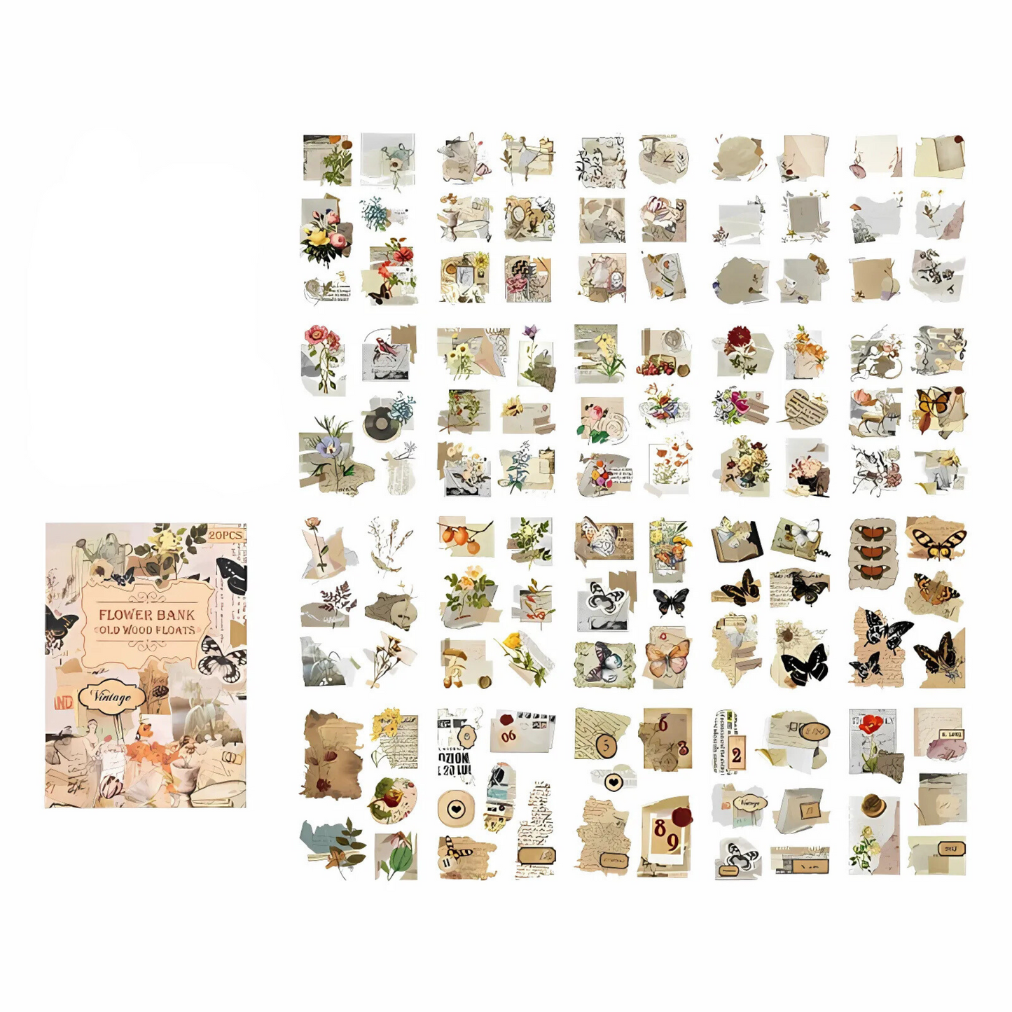 20 Sheets Creative Stickers
