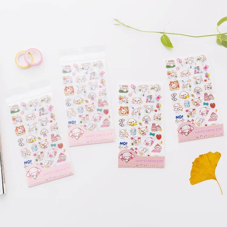 6 Sheets of Sweet Stickers