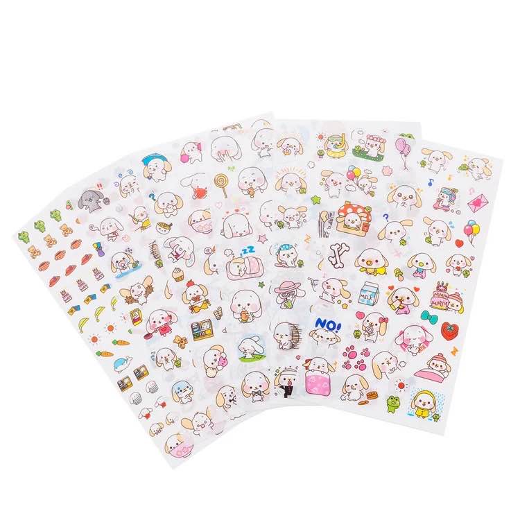 6 Sheets of Sweet Stickers