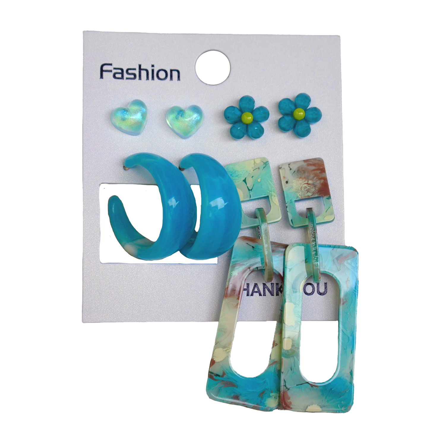 Jewelry | Fabric Handmade & Colourful Earring Set