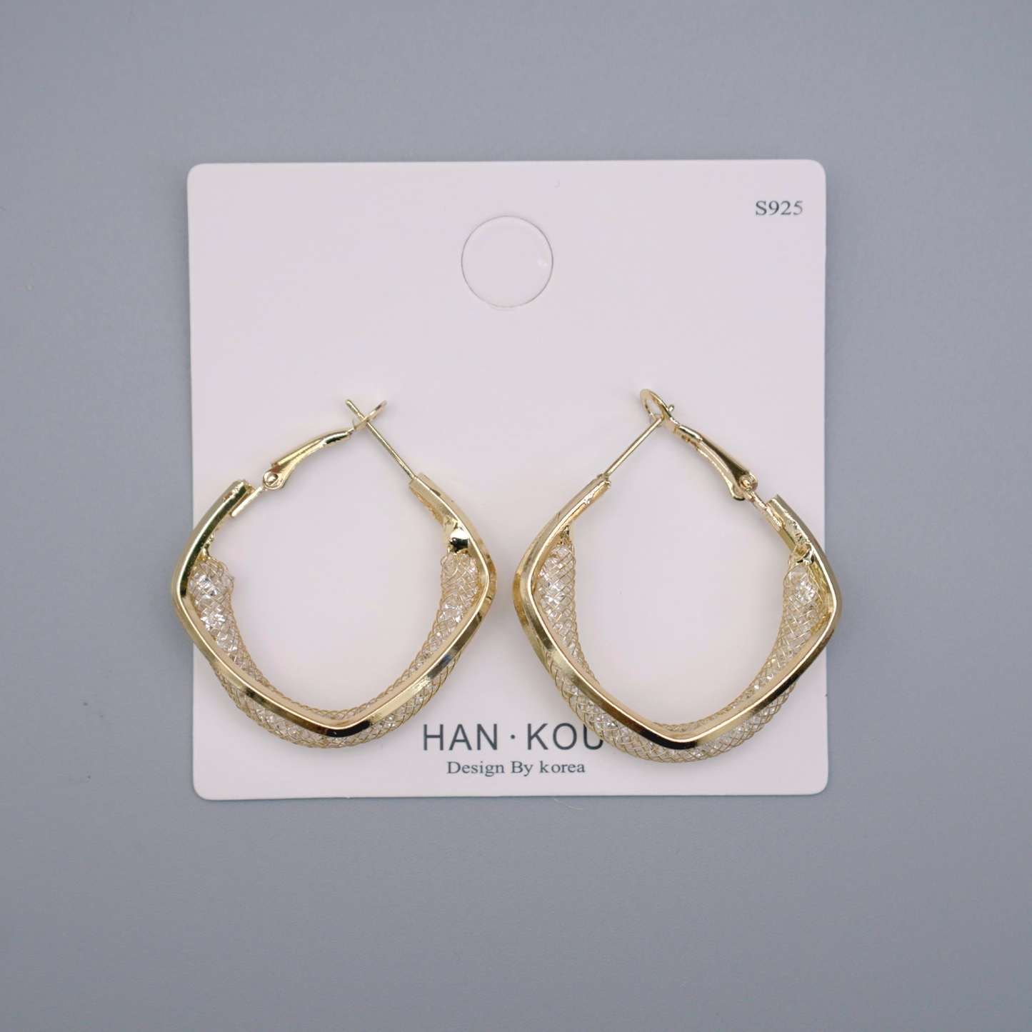 Jewelry | Hoop Rhinestone Earrings