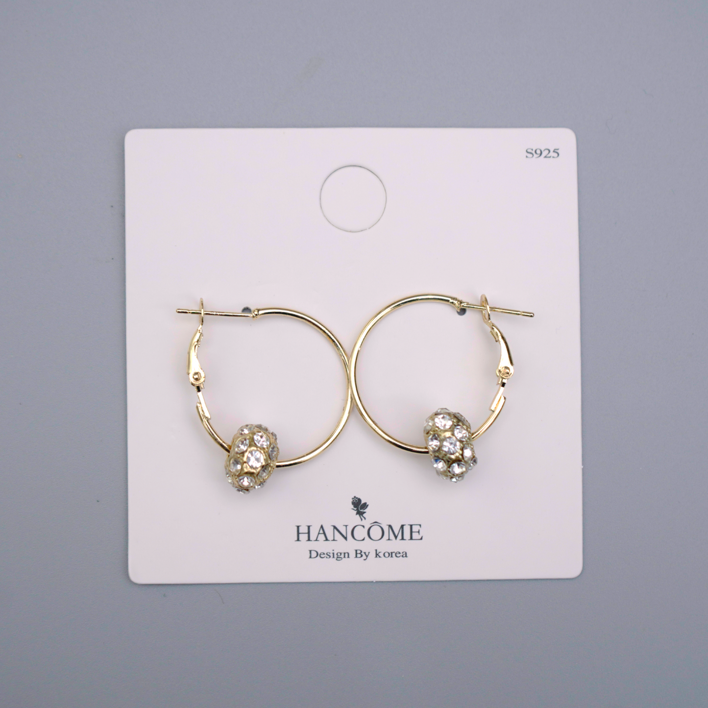 Jewelry | Hoop Rhinestone Earrings