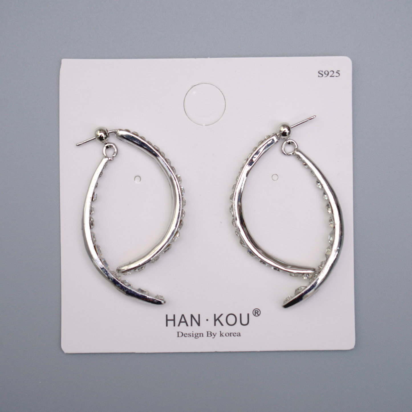 Jewelry | Hoop Rhinestone Earrings