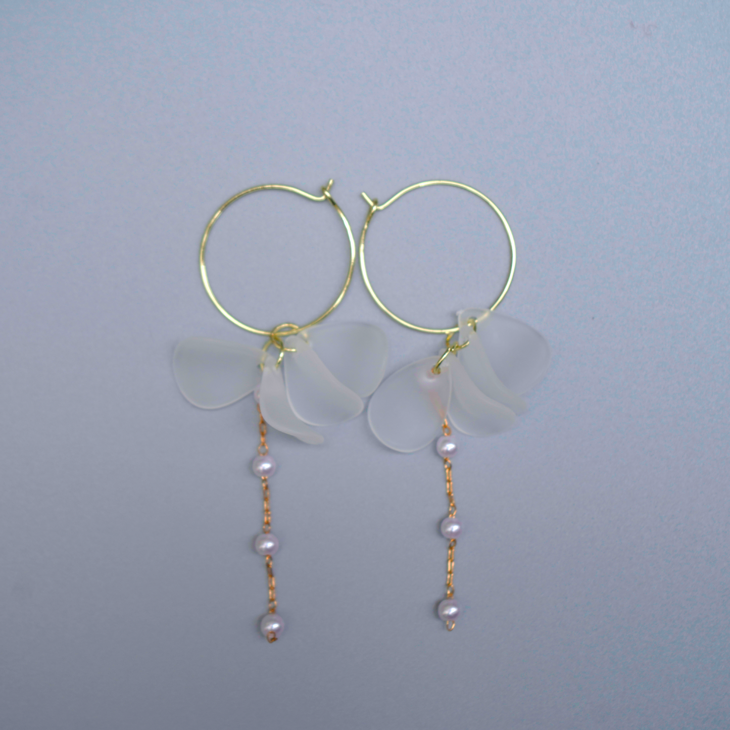 Jewelry | White Flower Earrings