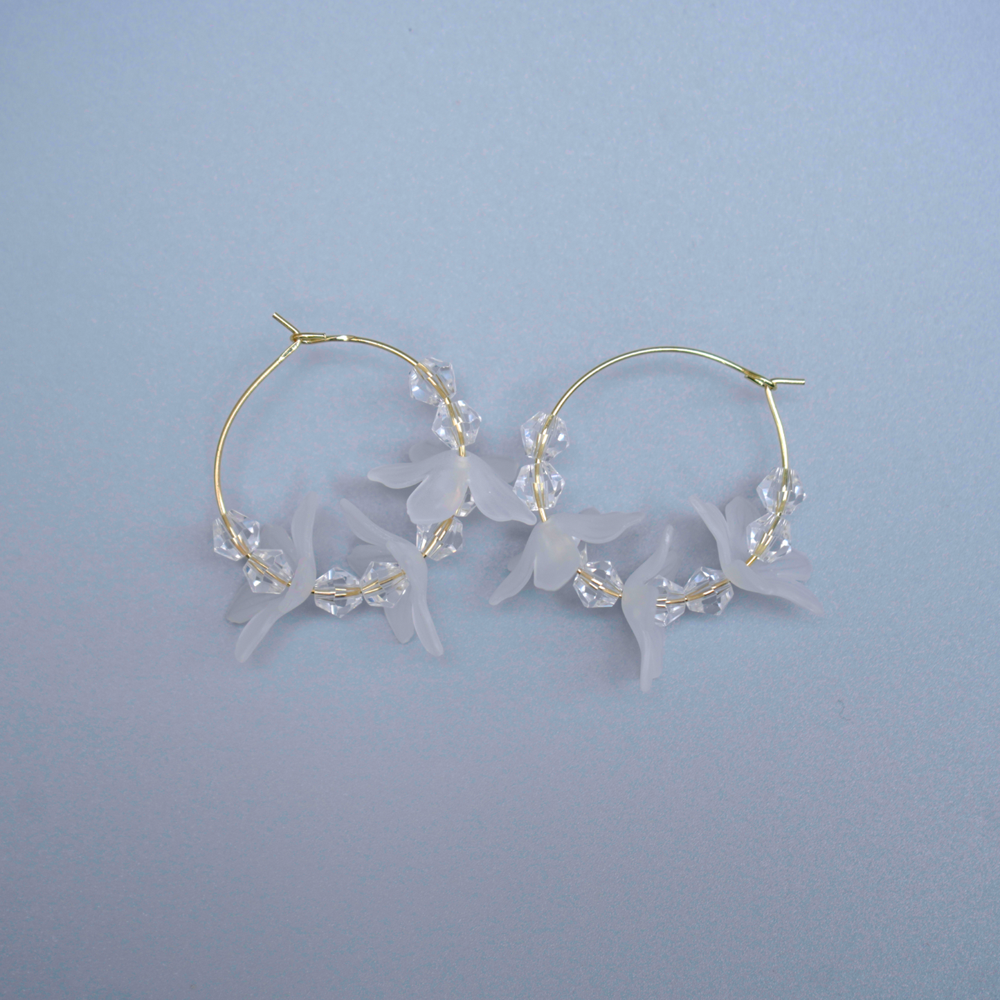 Jewelry | White Flower Earrings